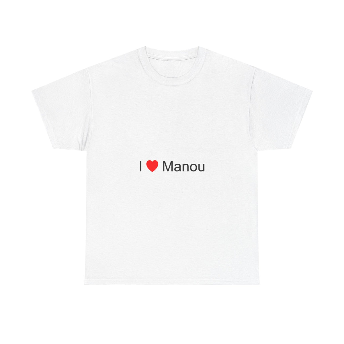 T-shirt I love manou