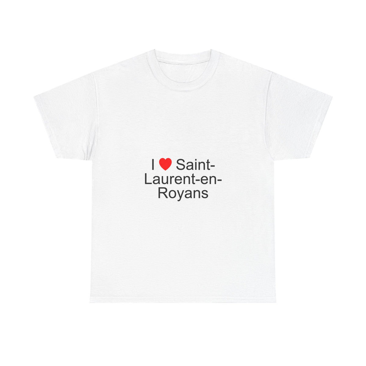 T-shirt I love saint-laurent-en-royans