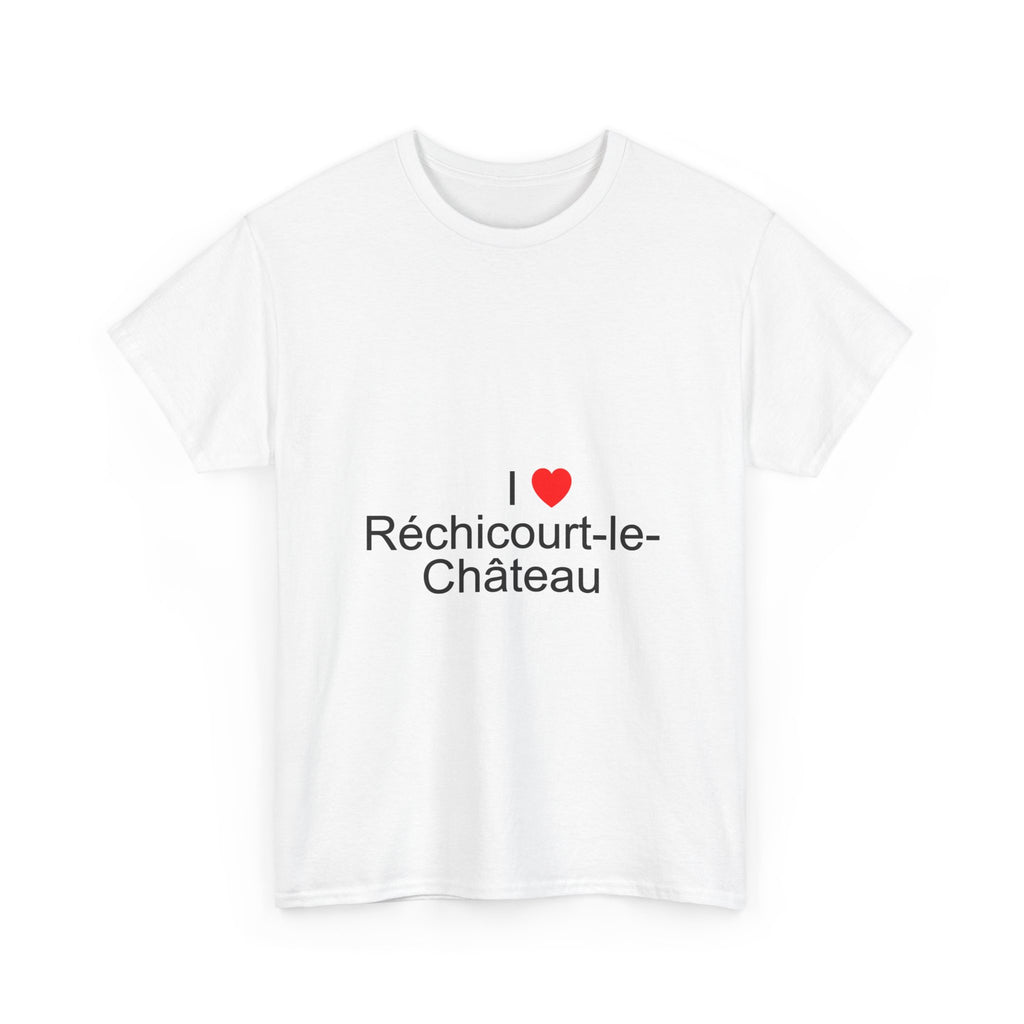 T-shirt I love réchicourt-le-château