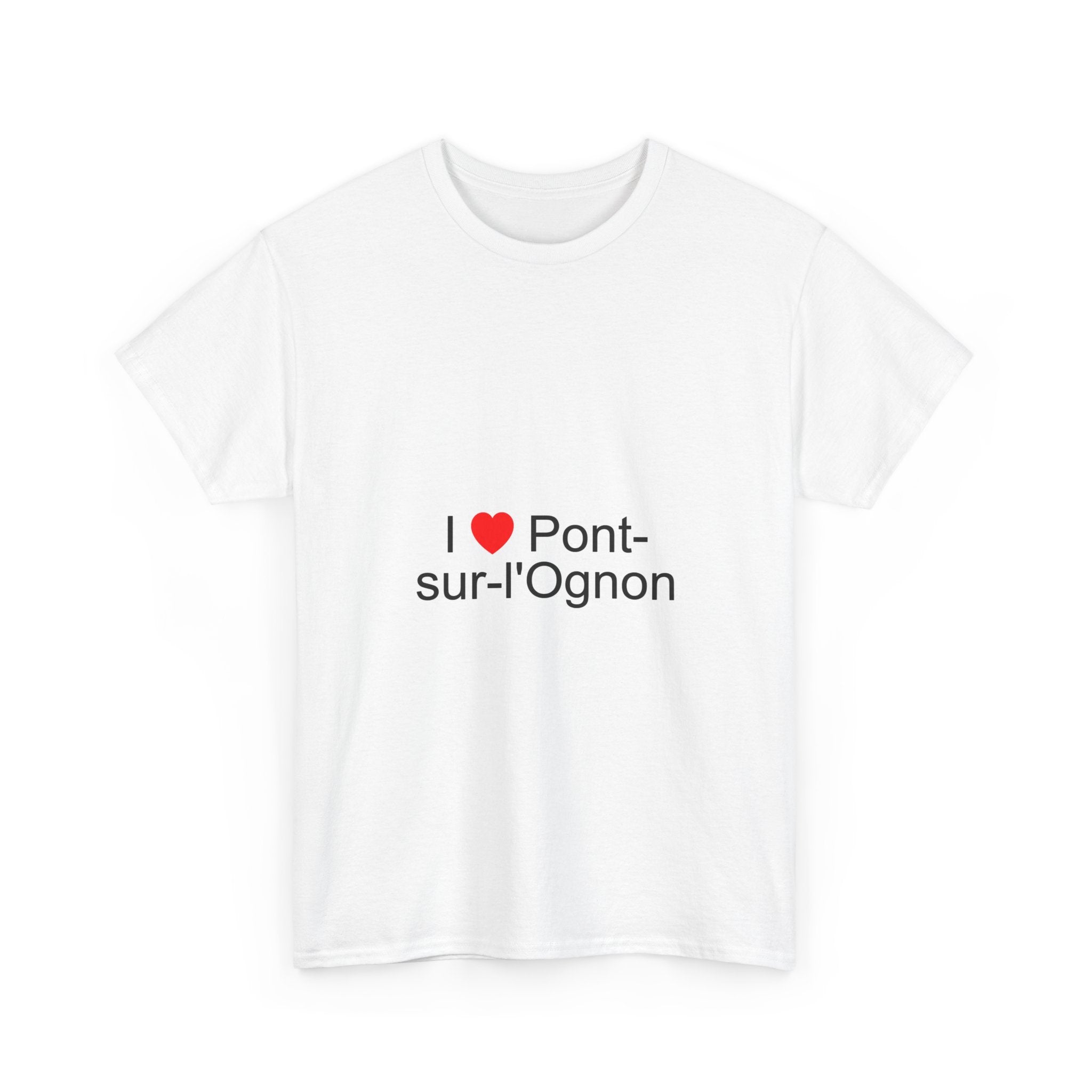 T-Shirt Ich liebe Pont-sur-l'Ognon