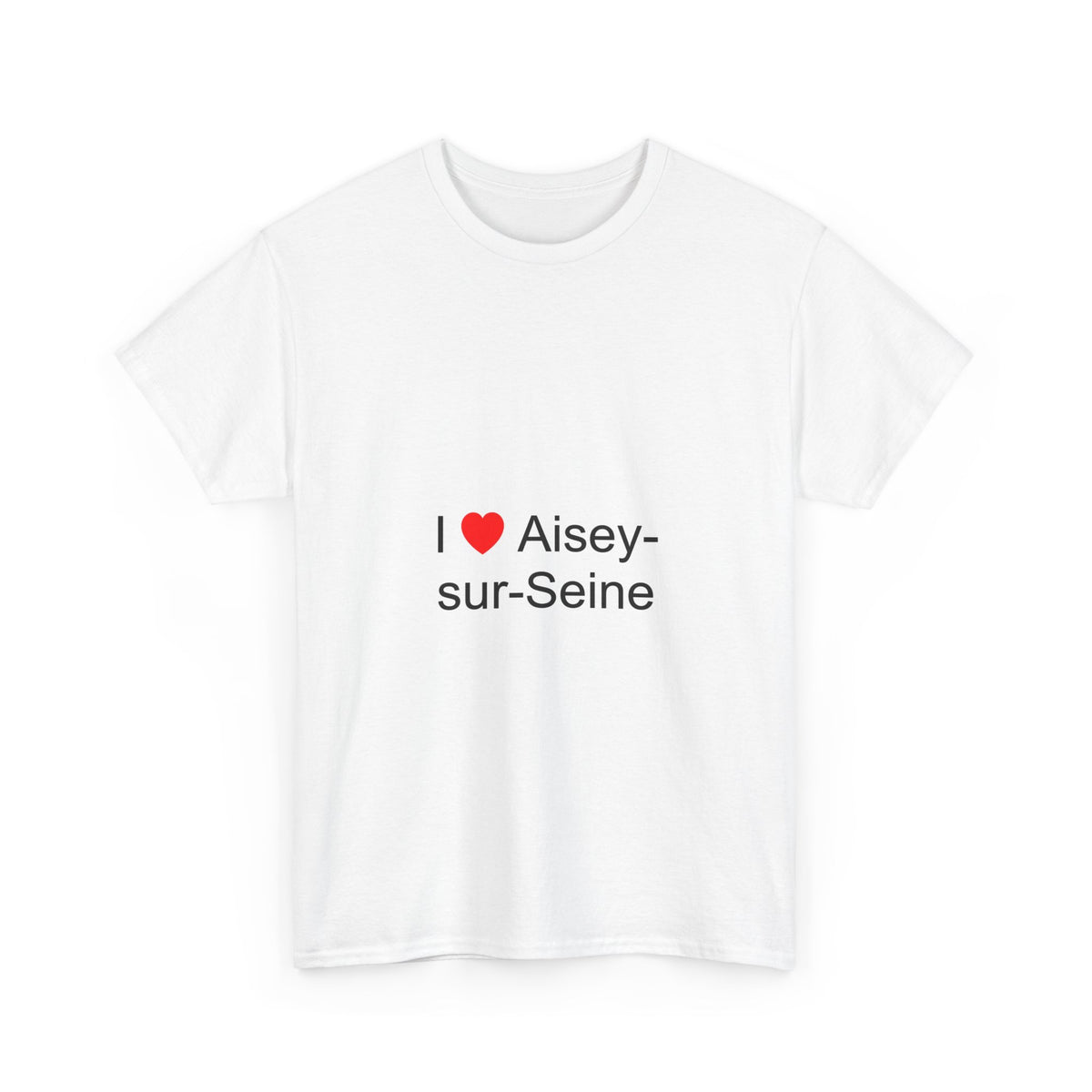 T-shirt I love aisey-sur-seine