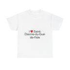 T-Shirt Ich liebe saint-étienne-du-gué-de-l'isle