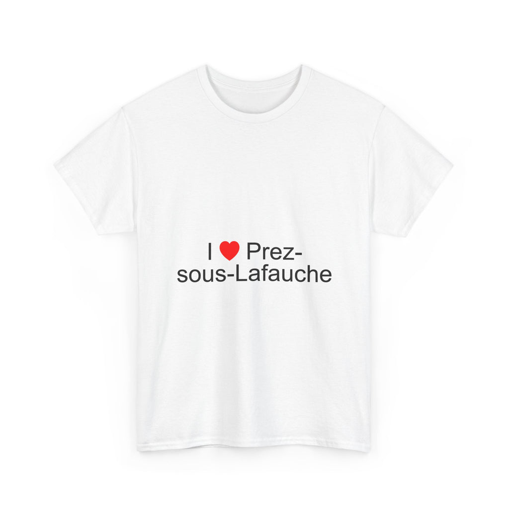 T-shirt I love prez-sous-lafauche