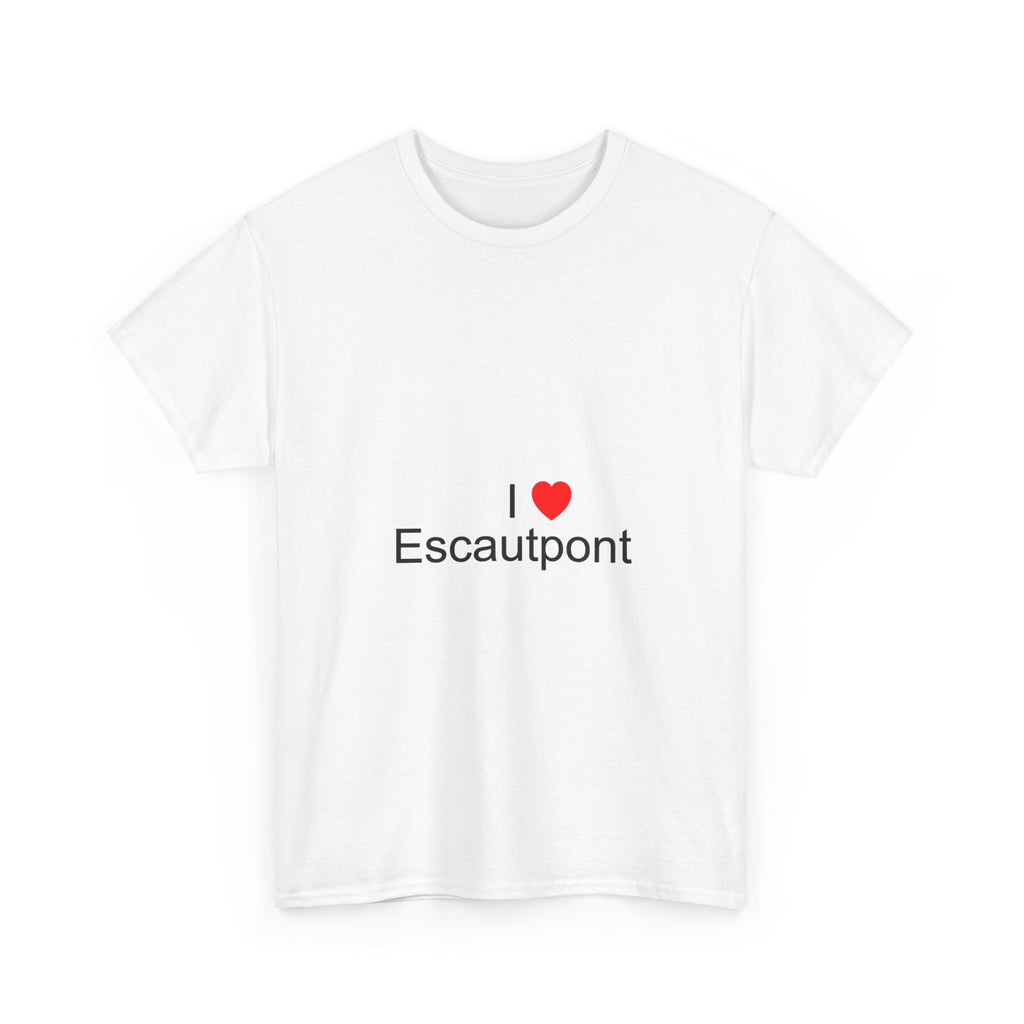 T-shirt I love escautpont