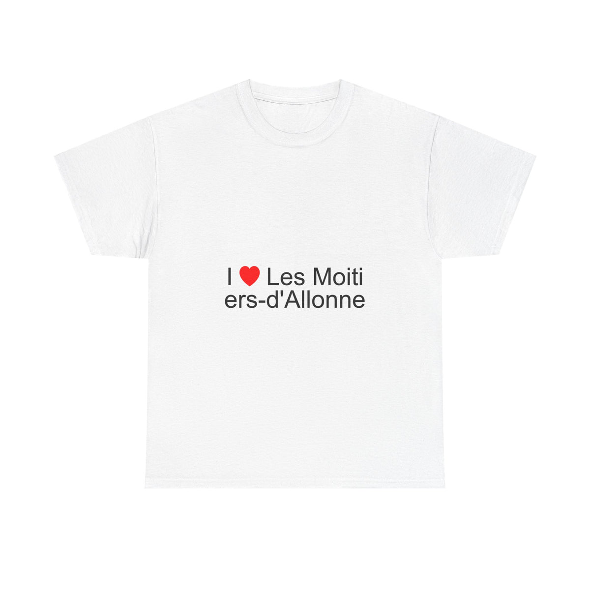 T-shirt I love the Moitiers-d'Allonne
