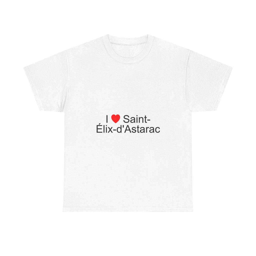 T-shirt I love Saint-Élix-d'Astarac