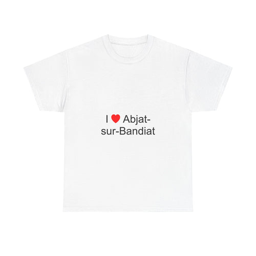T-Shirt Ich liebe Abjat-sur-Bandiat