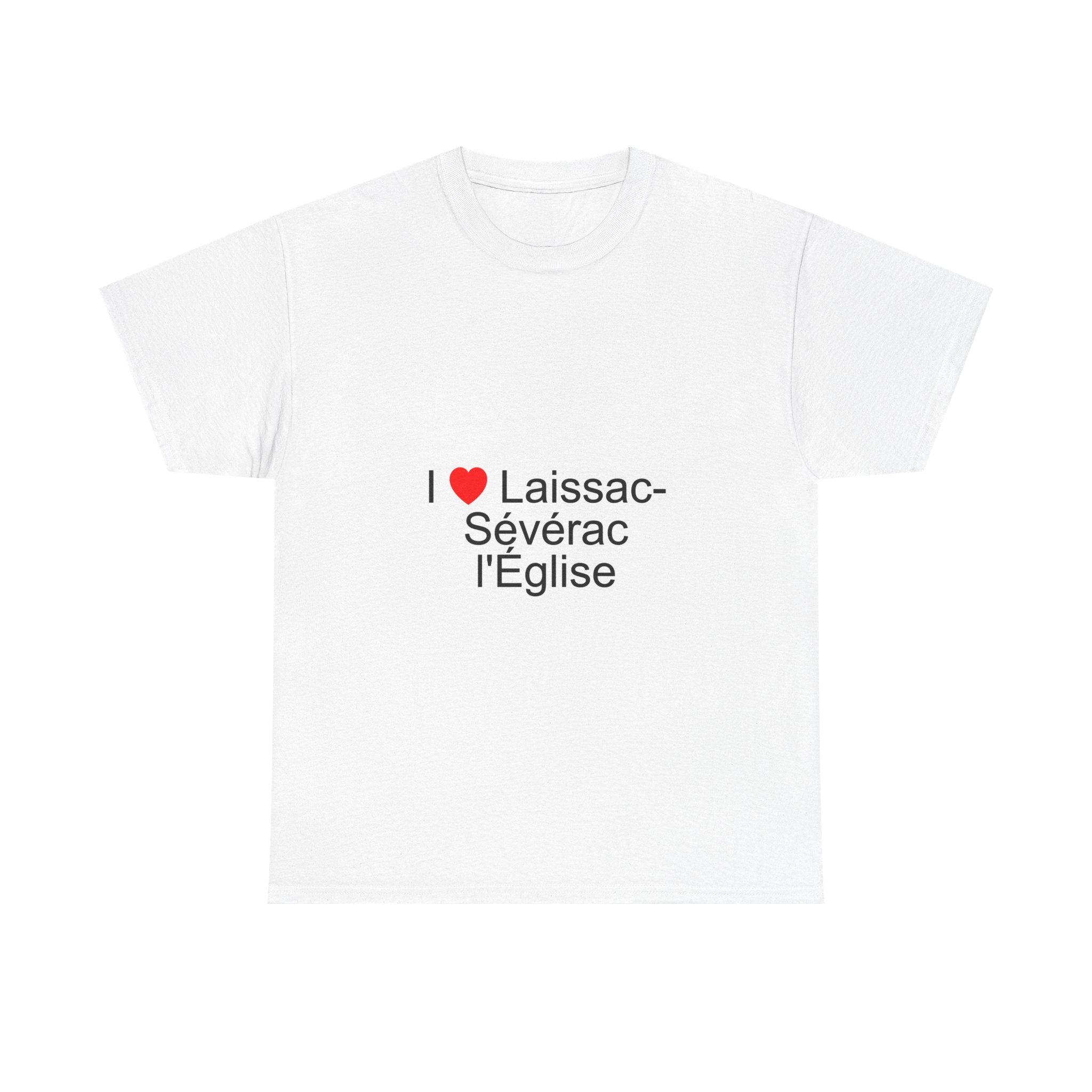 I love Laissac-Sévérac church t-shirt