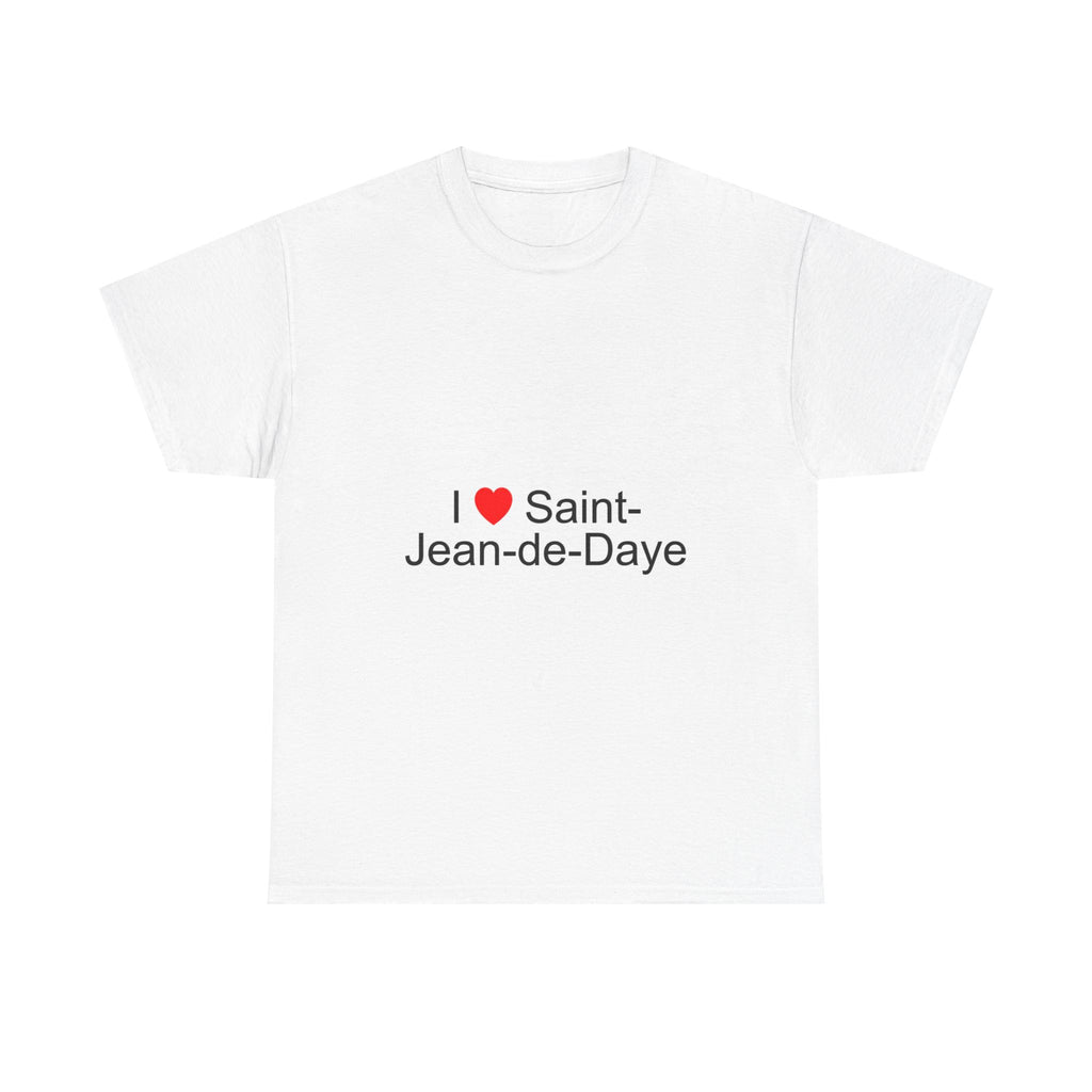 T-Shirt Ich liebe Saint-Jean-de-Daye