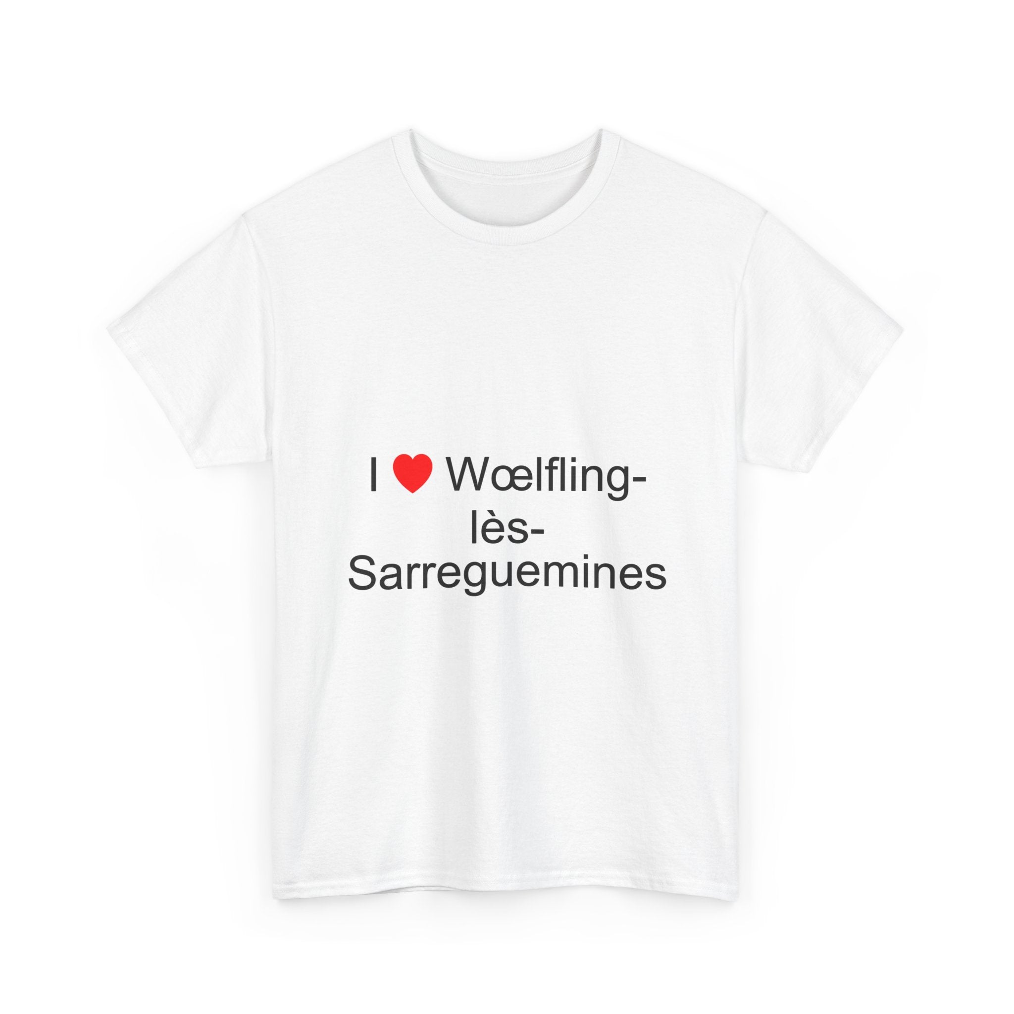 T-shirt I love Wœlfling-lès-Sarreguemines