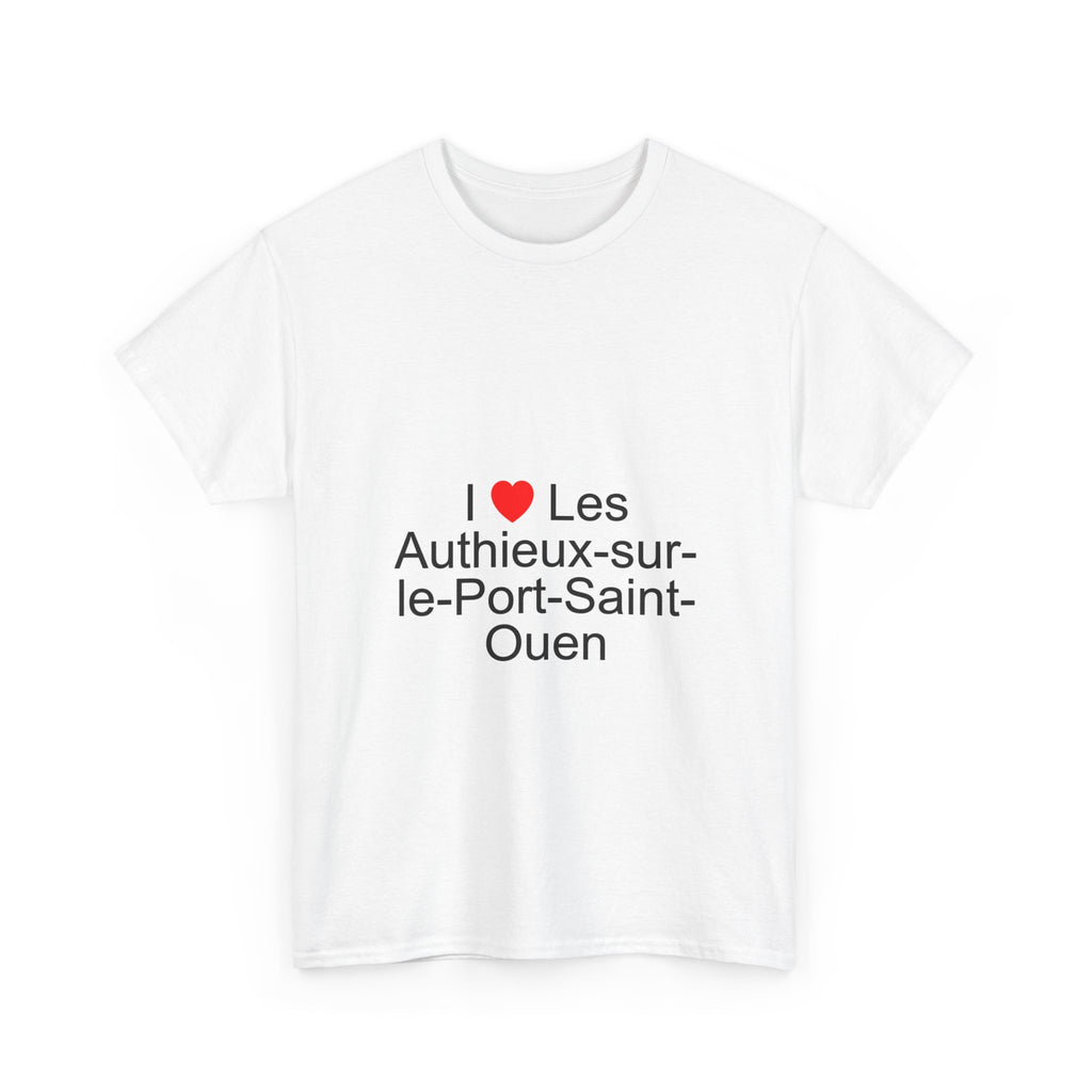 T-Shirt Ich liebe Les Authieux-sur-le-Port-Saint-Ouen
