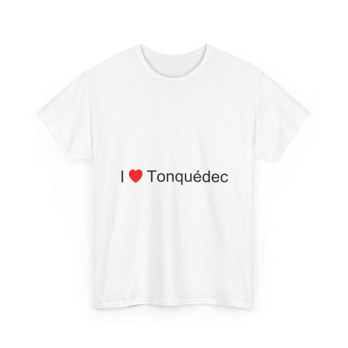 T-shirt I love tonquédec