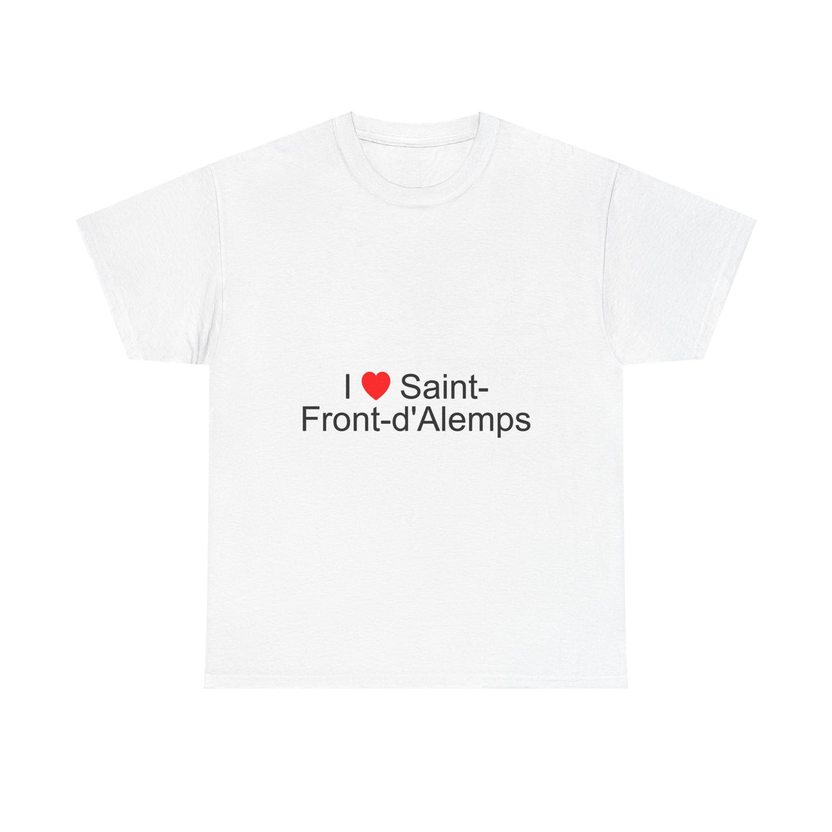 T-shirt I love saint-front-d'alemps
