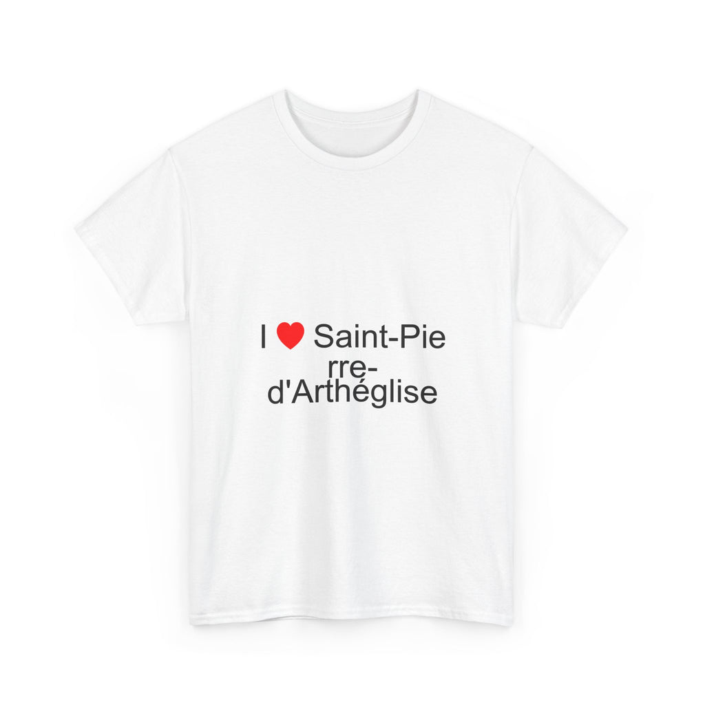 T-shirt I love saint-pierre-d'arthéglise