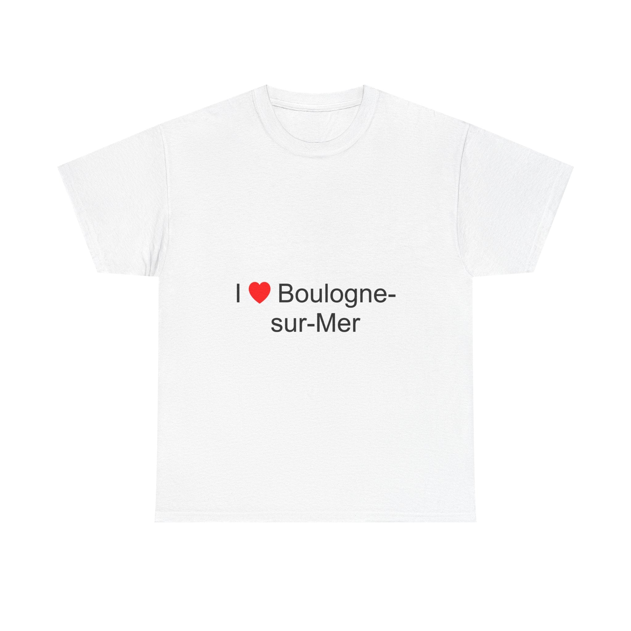 T-shirt I love boulogne-sur-mer