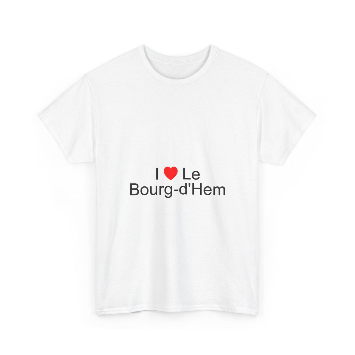 T-shirt I love le bourg-d'hem