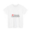 T-Shirt Ich liebe Sabadel-Latronquière