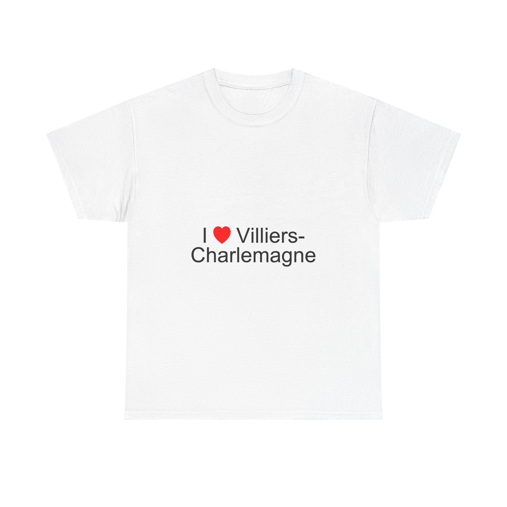 T-shirt I love Villiers-Charlemagne