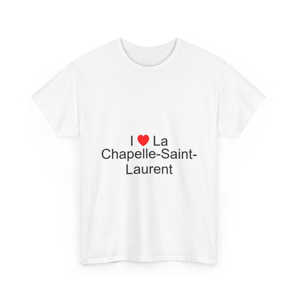 T-Shirt „Ich liebe La Chapelle-Saint-Laurent“