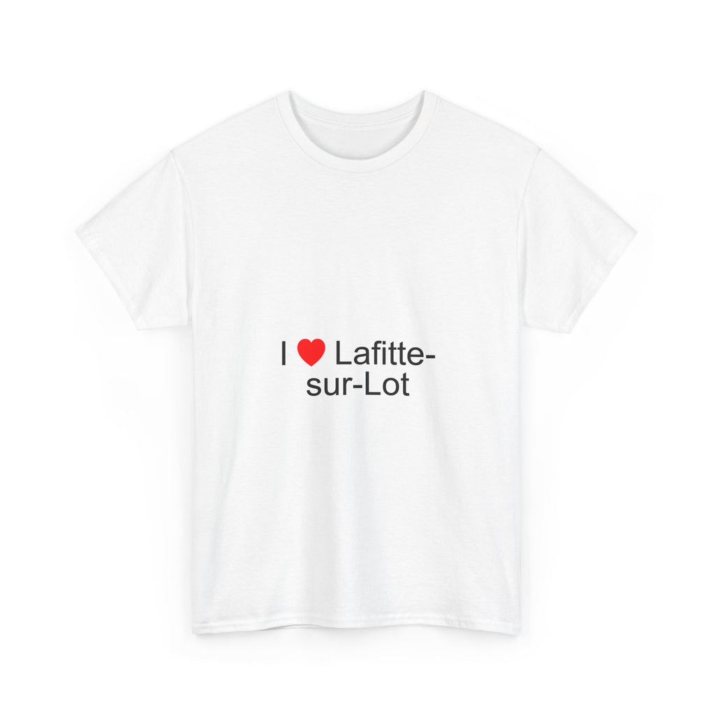T-shirt I love lafitte-sur-lot