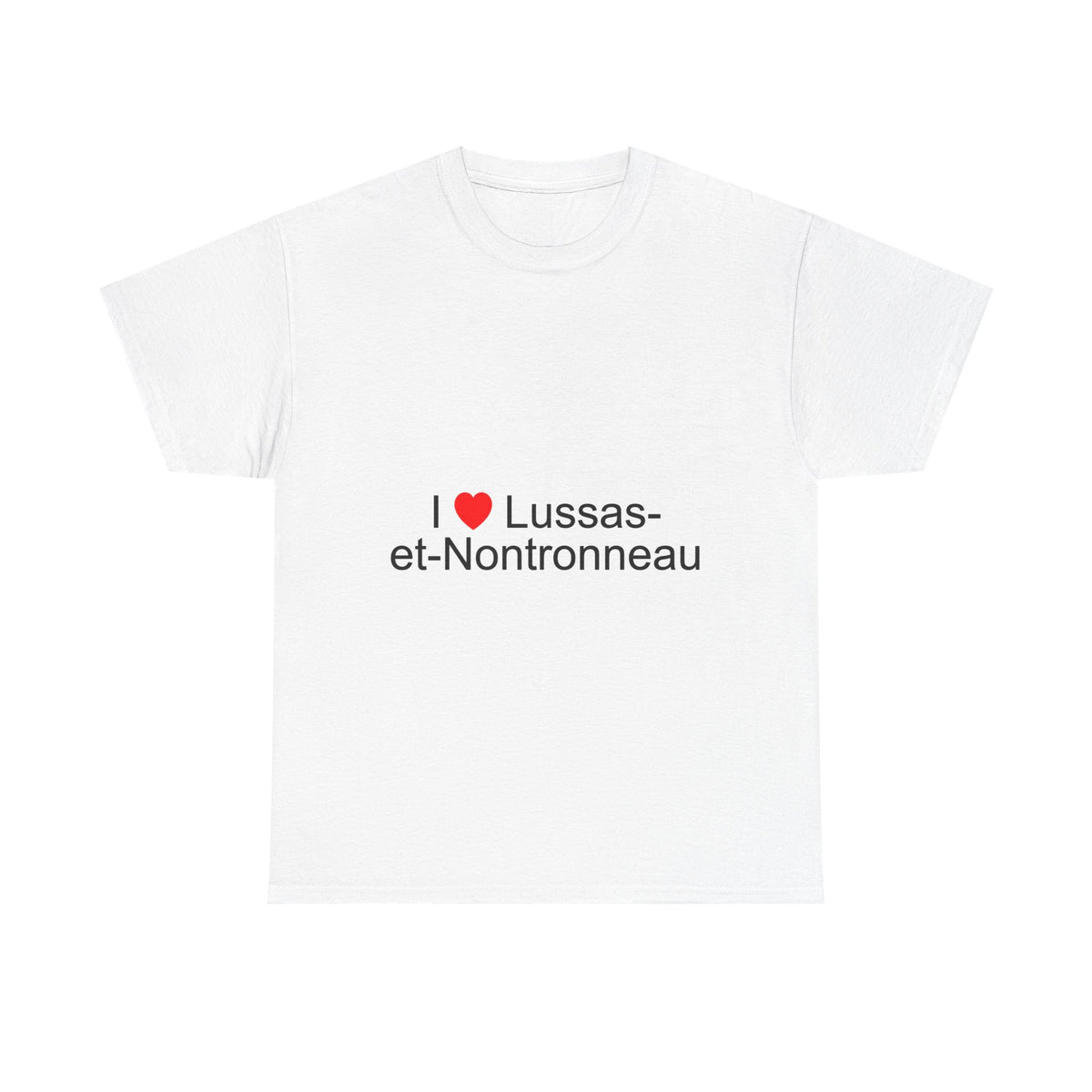 T-shirt I love lussas-et-nontronneau