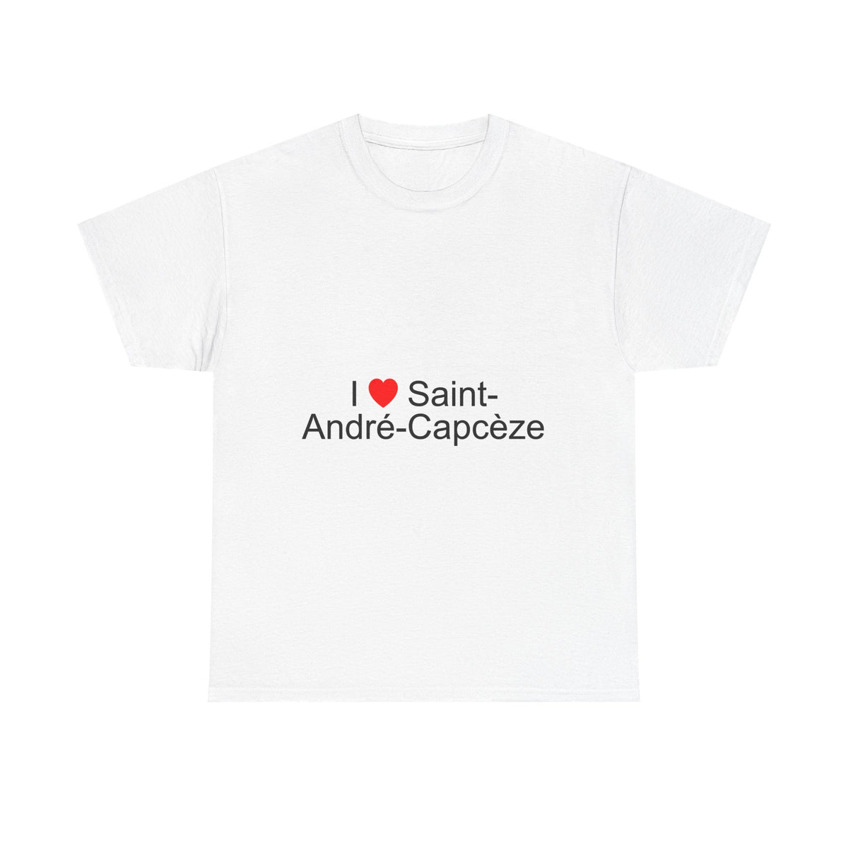 T-Shirt I love saint-andré-capcèze