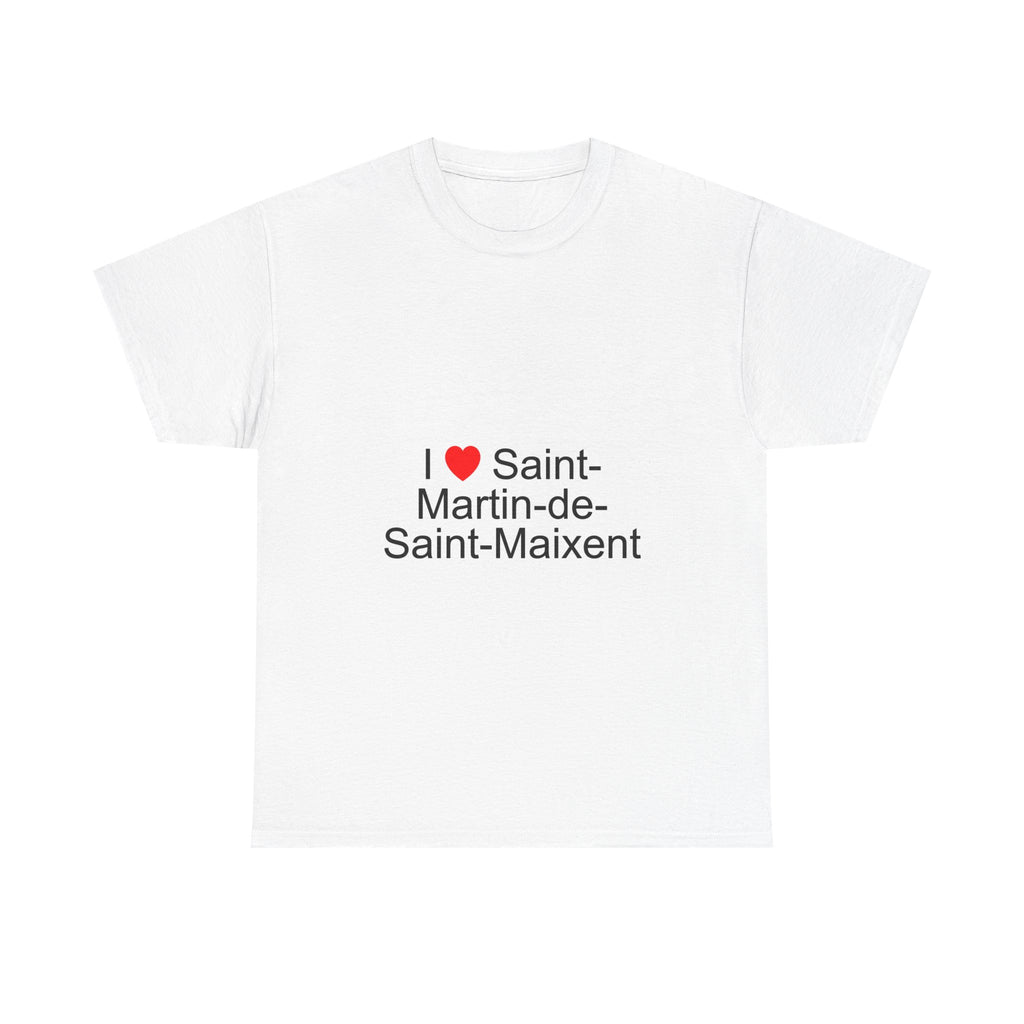 T-Shirt Ich liebe Saint-Martin-de-Saint-Maixent