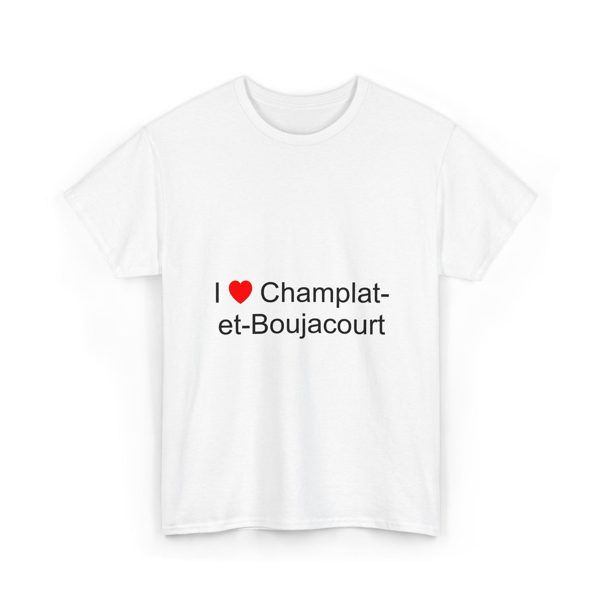 T-shirt I love Champlat-et-Boujacourt