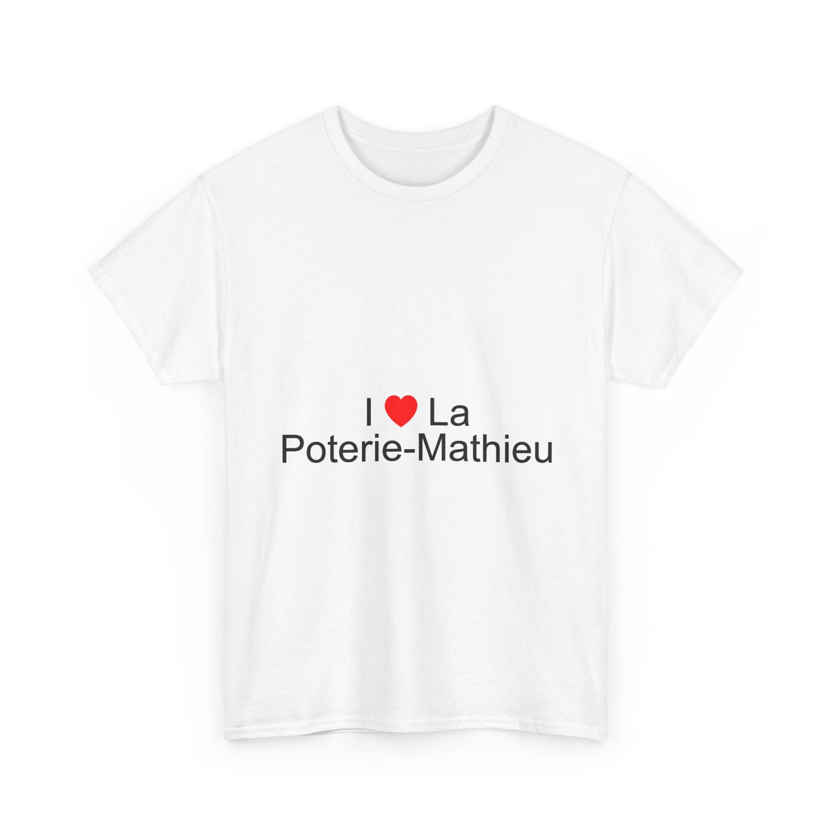 T-Shirt Ich liebe la poterie-mathieu