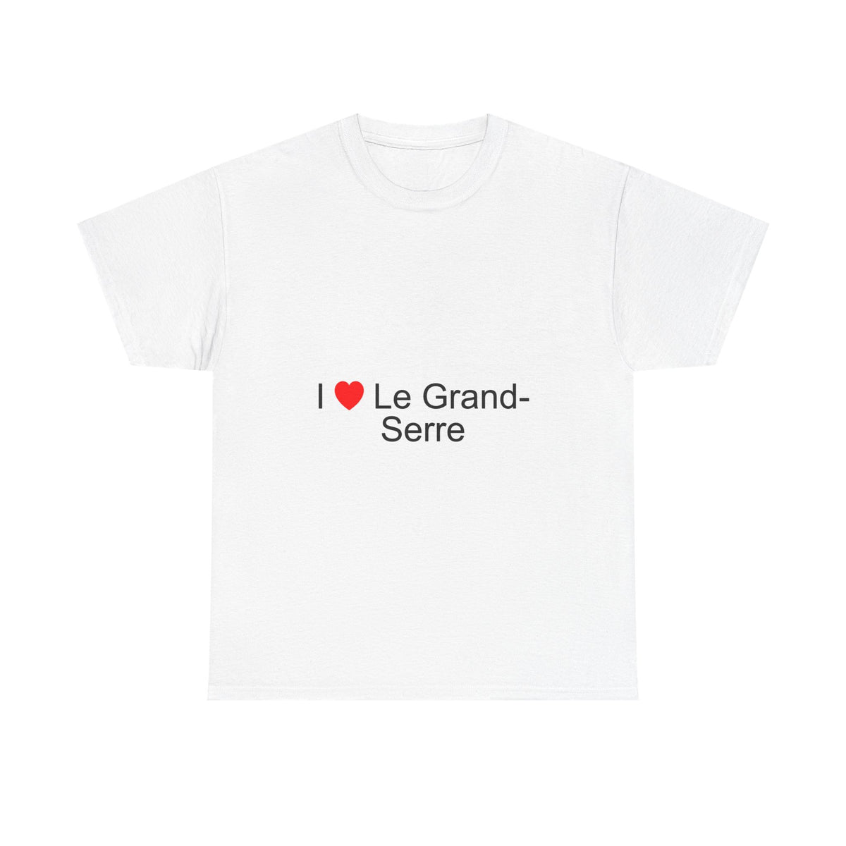 T-shirt I love le grand-serre