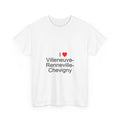 T-shirt I love Villeneuve-Renneville-Chevigny