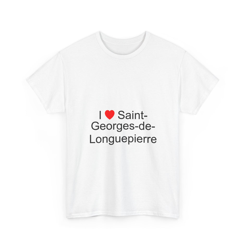 T-Shirt Ich liebe Saint-Georges-de-Longuepierre