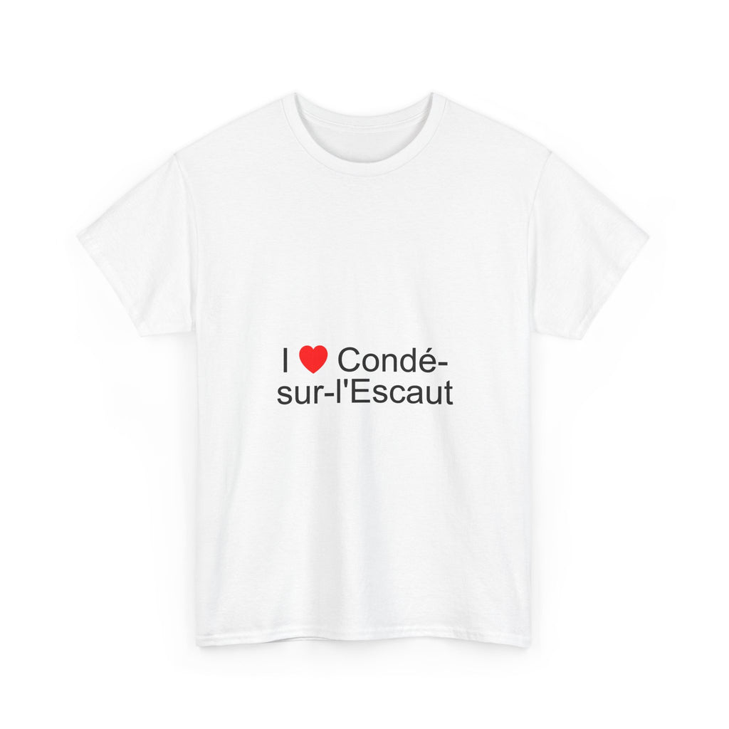 T-Shirt Ich liebe Condé-sur-l'Escaut