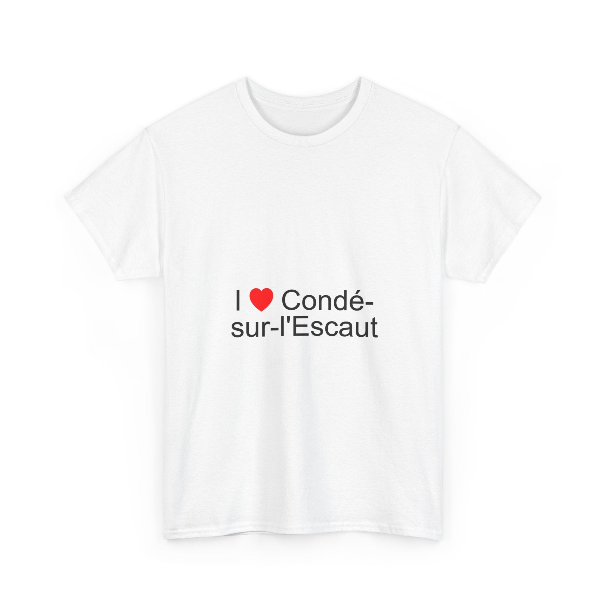 T-Shirt Ich liebe Condé-sur-l'Escaut