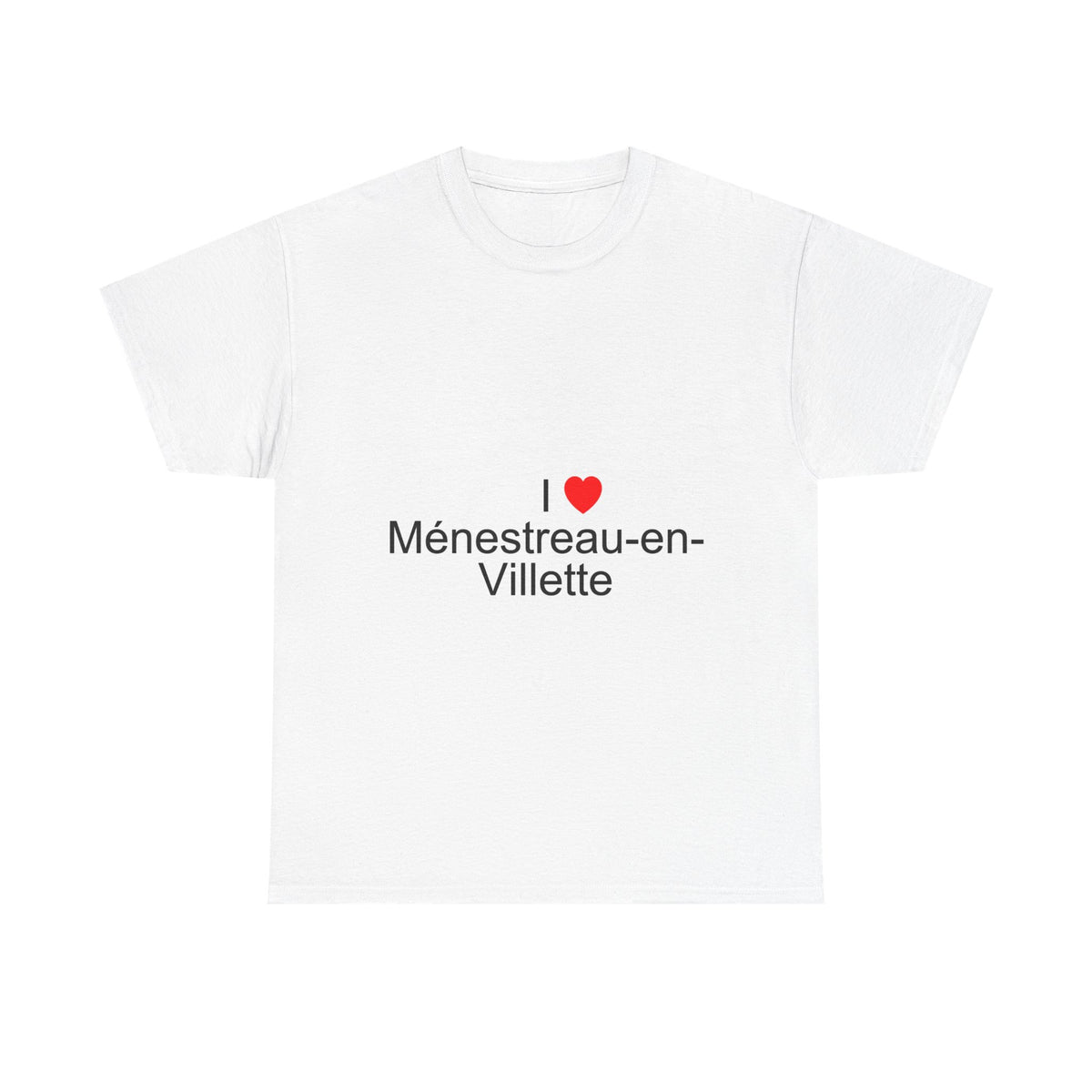 T-shirt I love ménestreau-en-villette
