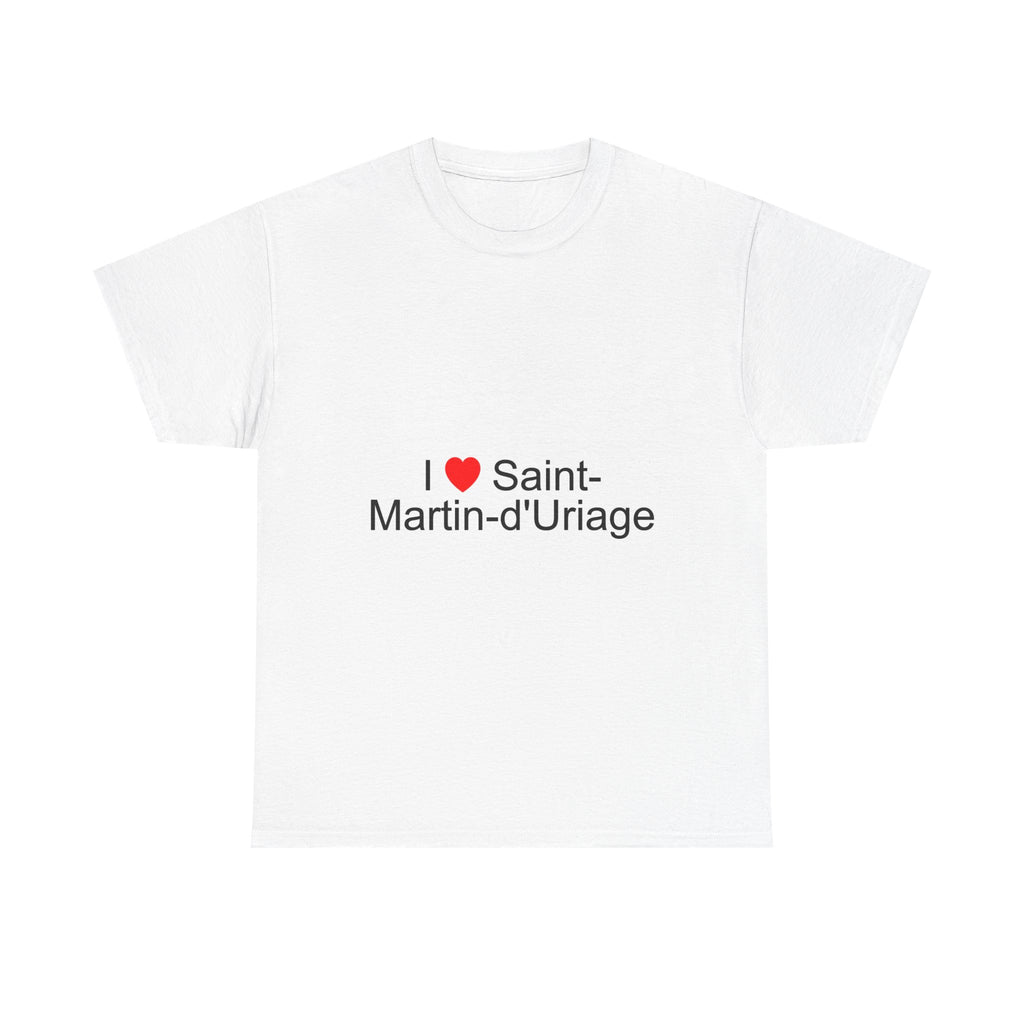T-Shirt Ich liebe Saint-Martin-d'Uriage