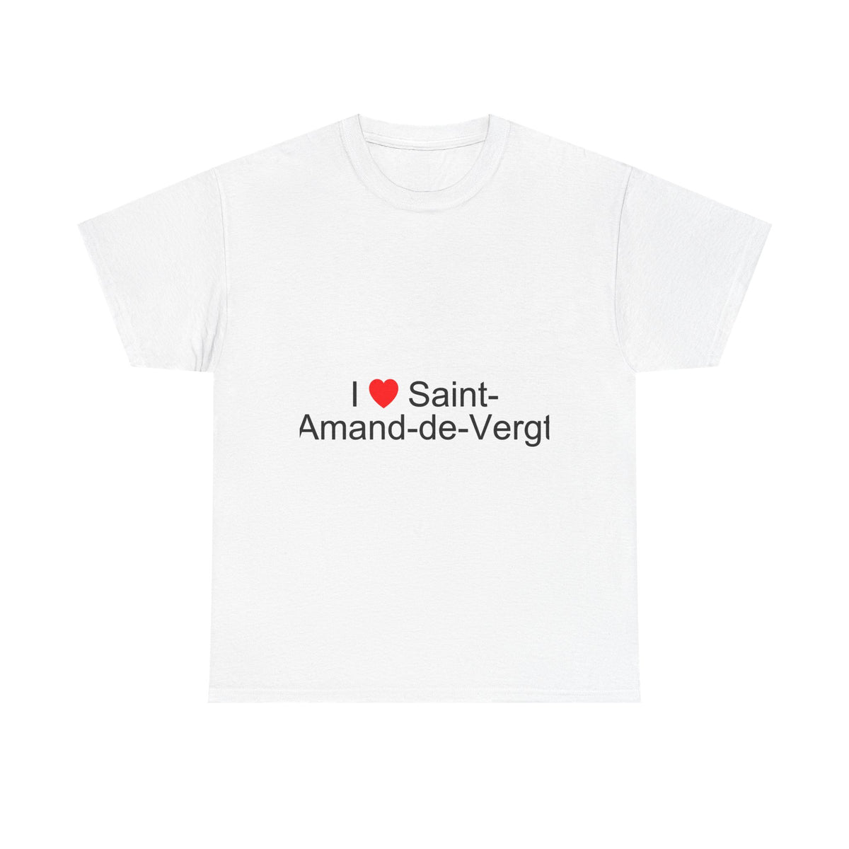 T-shirt I love saint-amand-de-vergt