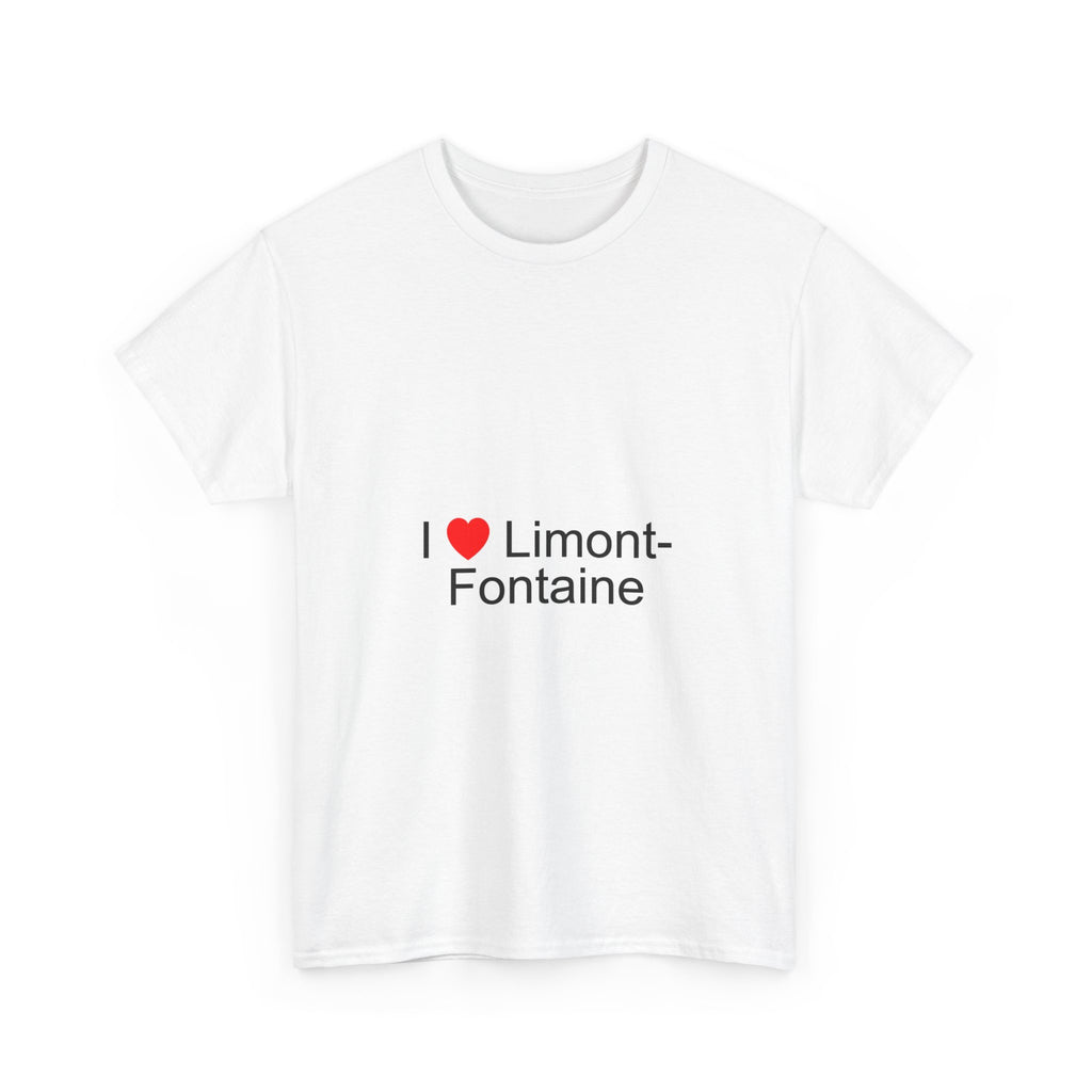 T-shirt I love limont-fontaine