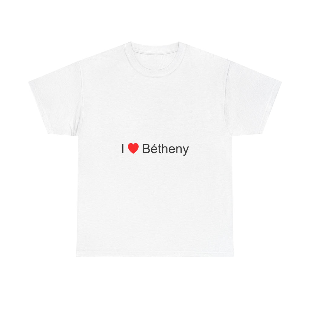 T-shirt I love Betheny