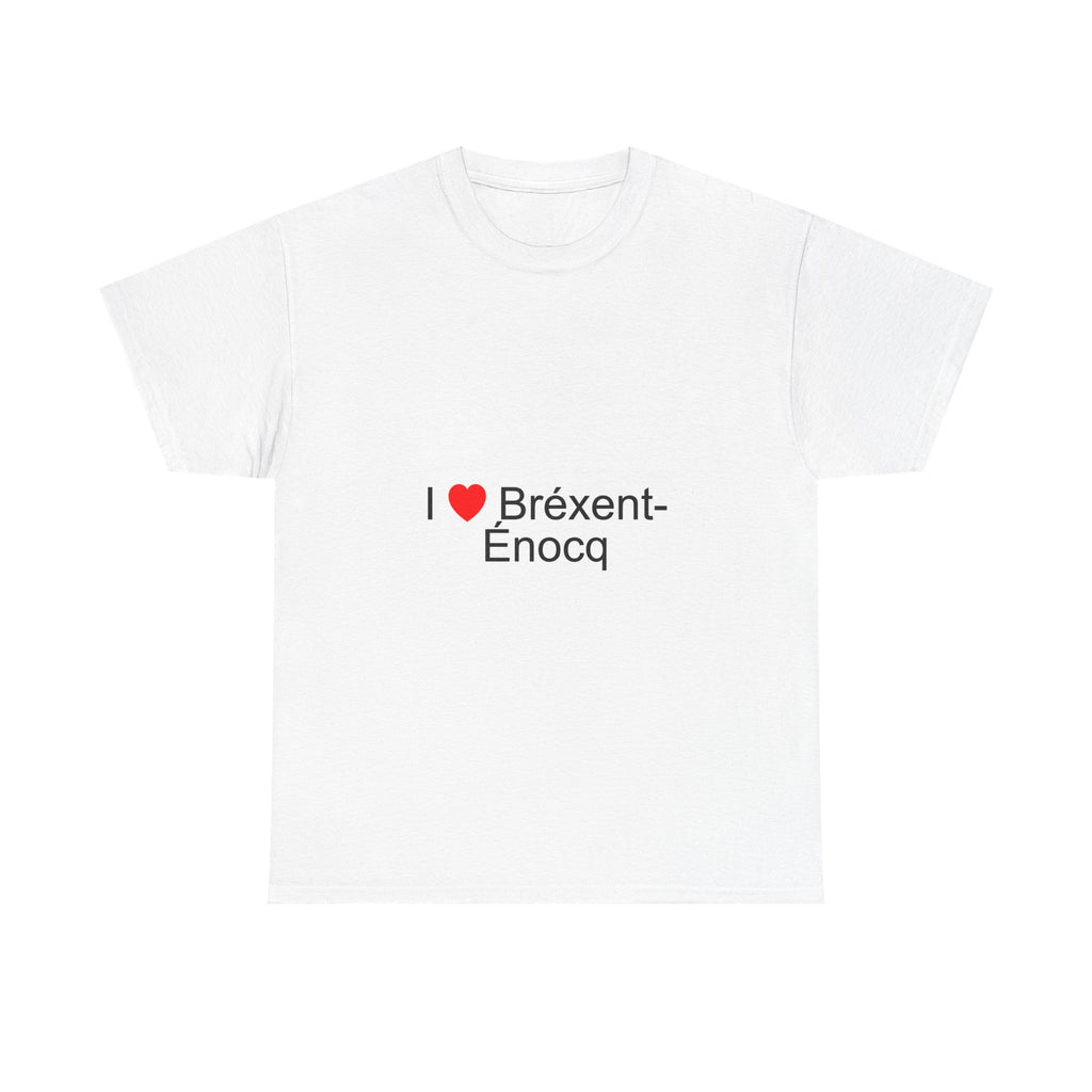 T-shirt I love bréxent-énocq