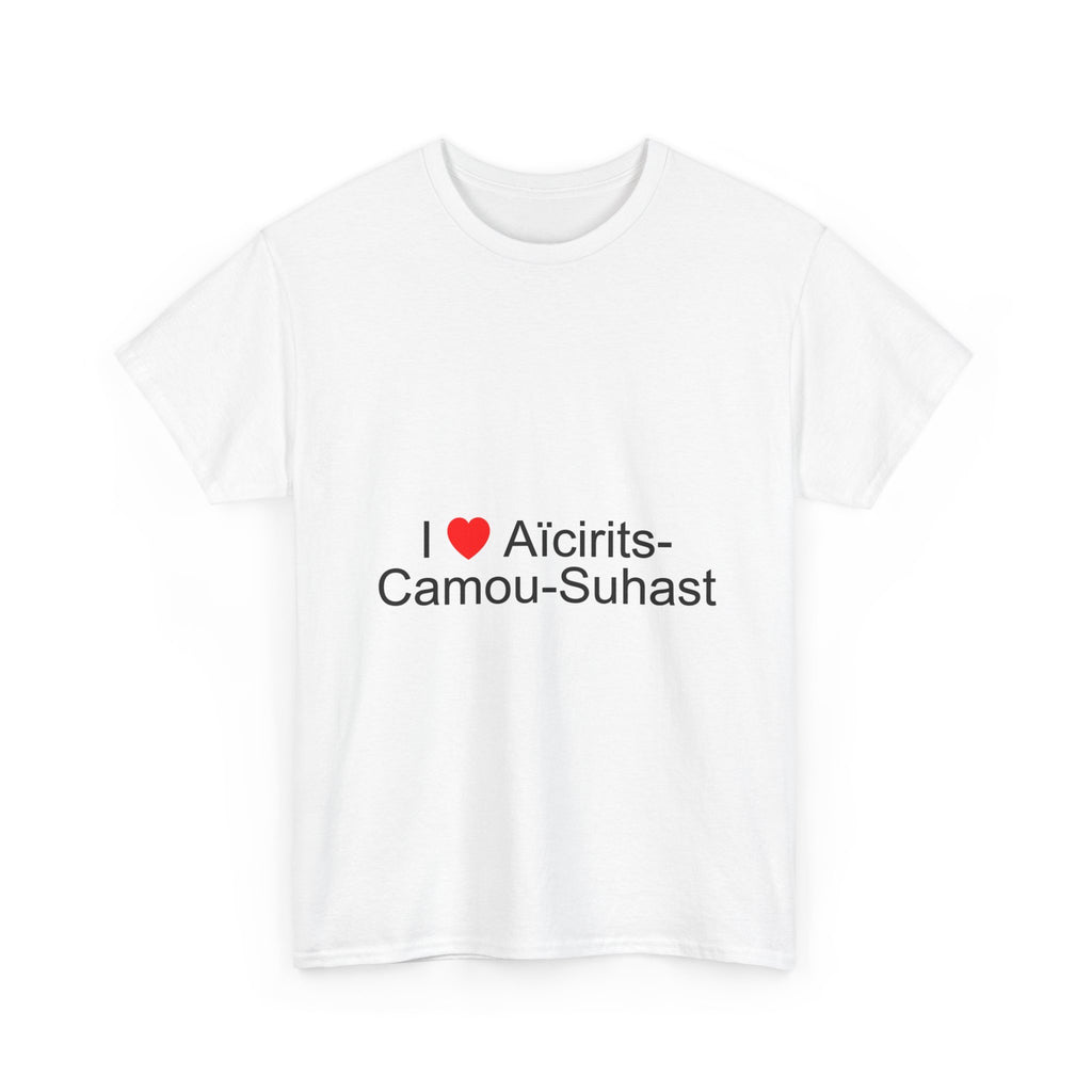 T-shirt I love Aïcirits-Camou-Suhast