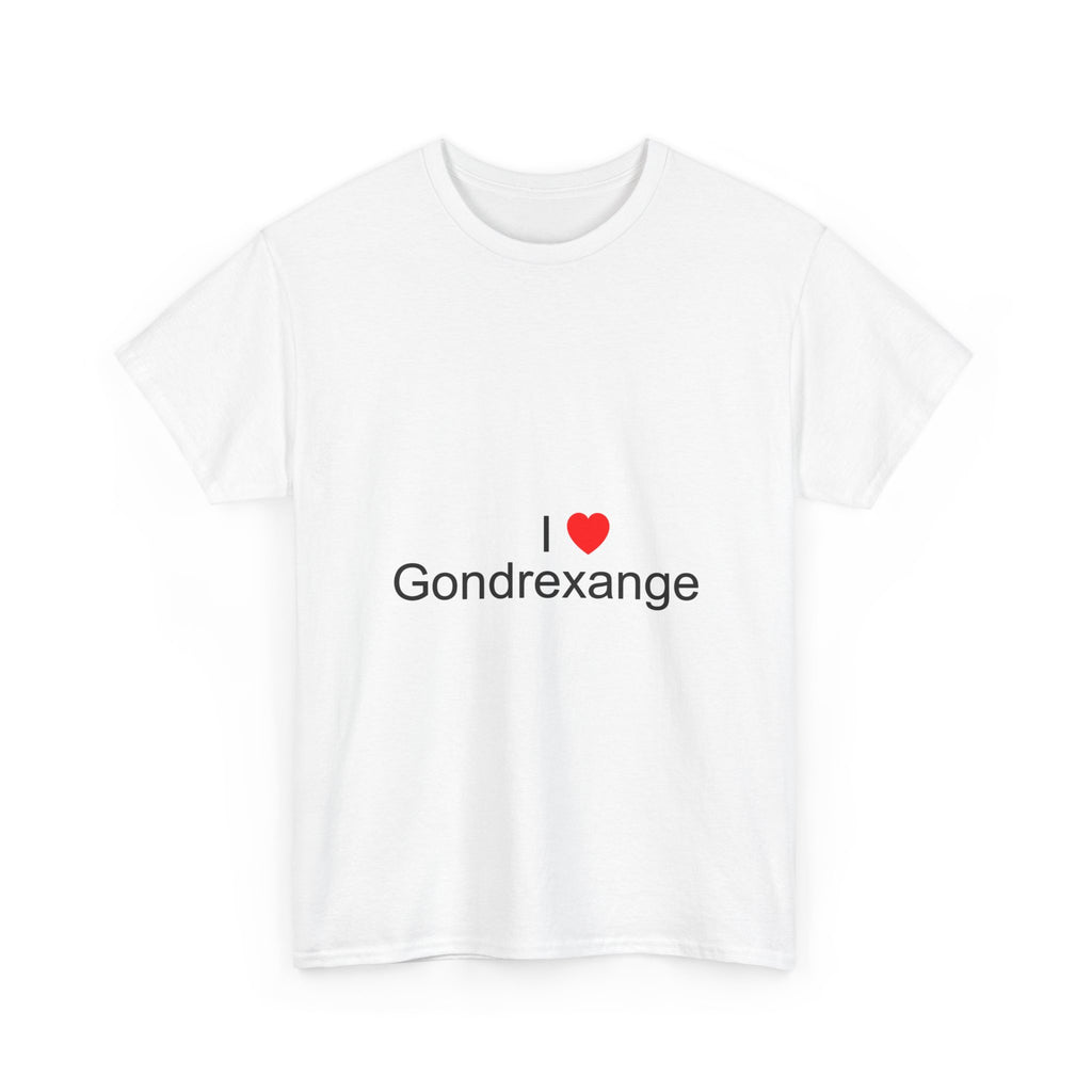 T-shirt I love gondrexange