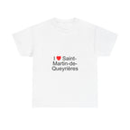 T-Shirt Ich liebe Saint-Martin-de-Queyrières
