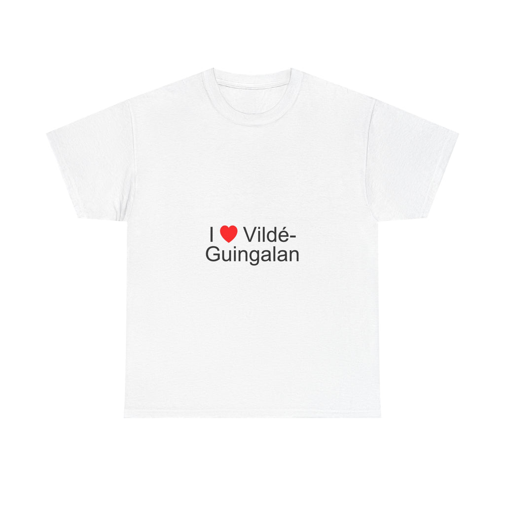 T-shirt I love vildé-guingalan