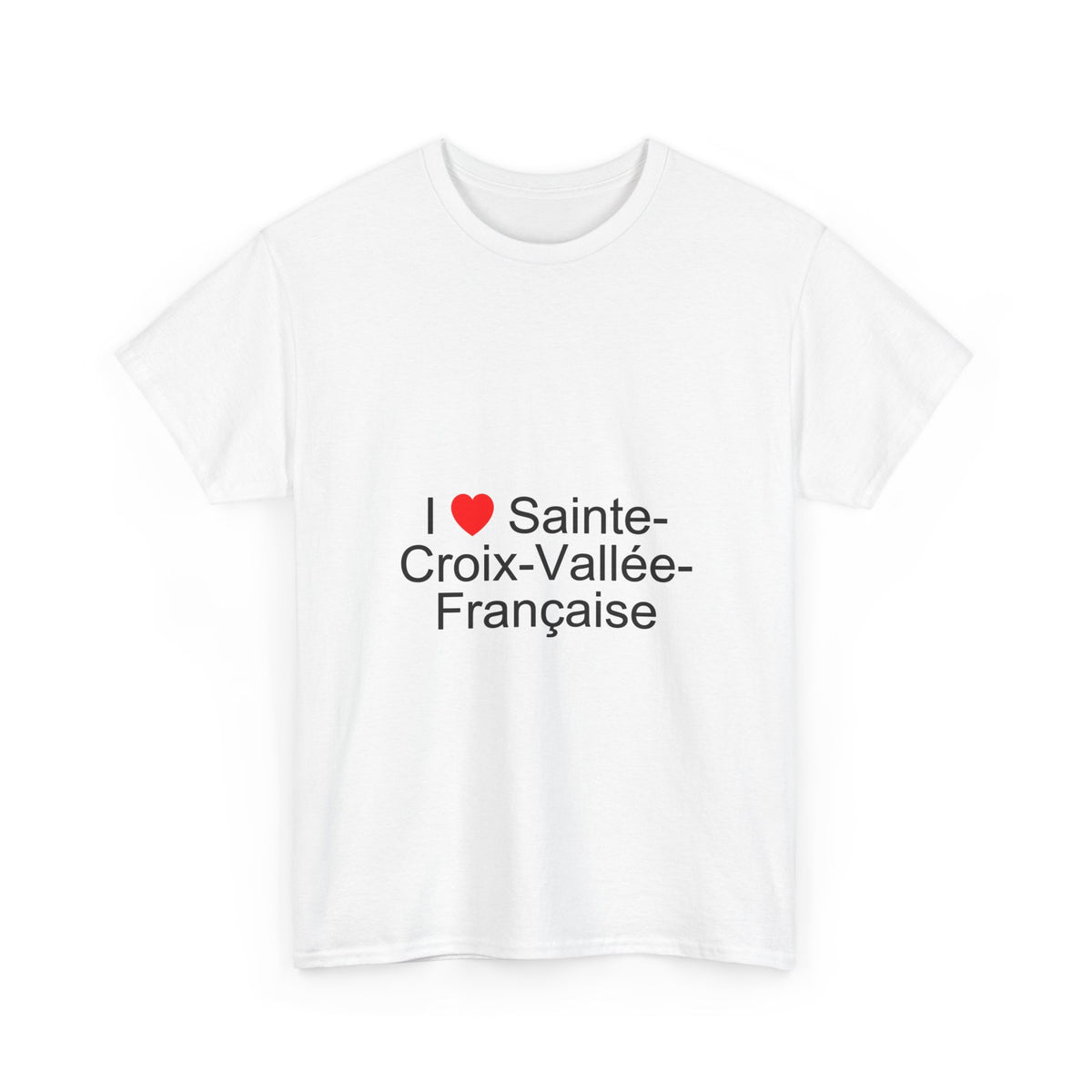 T-Shirt Ich liebe Sainte-Croix-Vallée-Française
