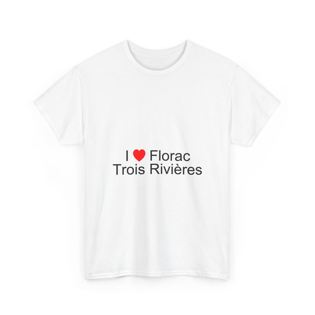 T-shirt I love Florac Trois Rivières