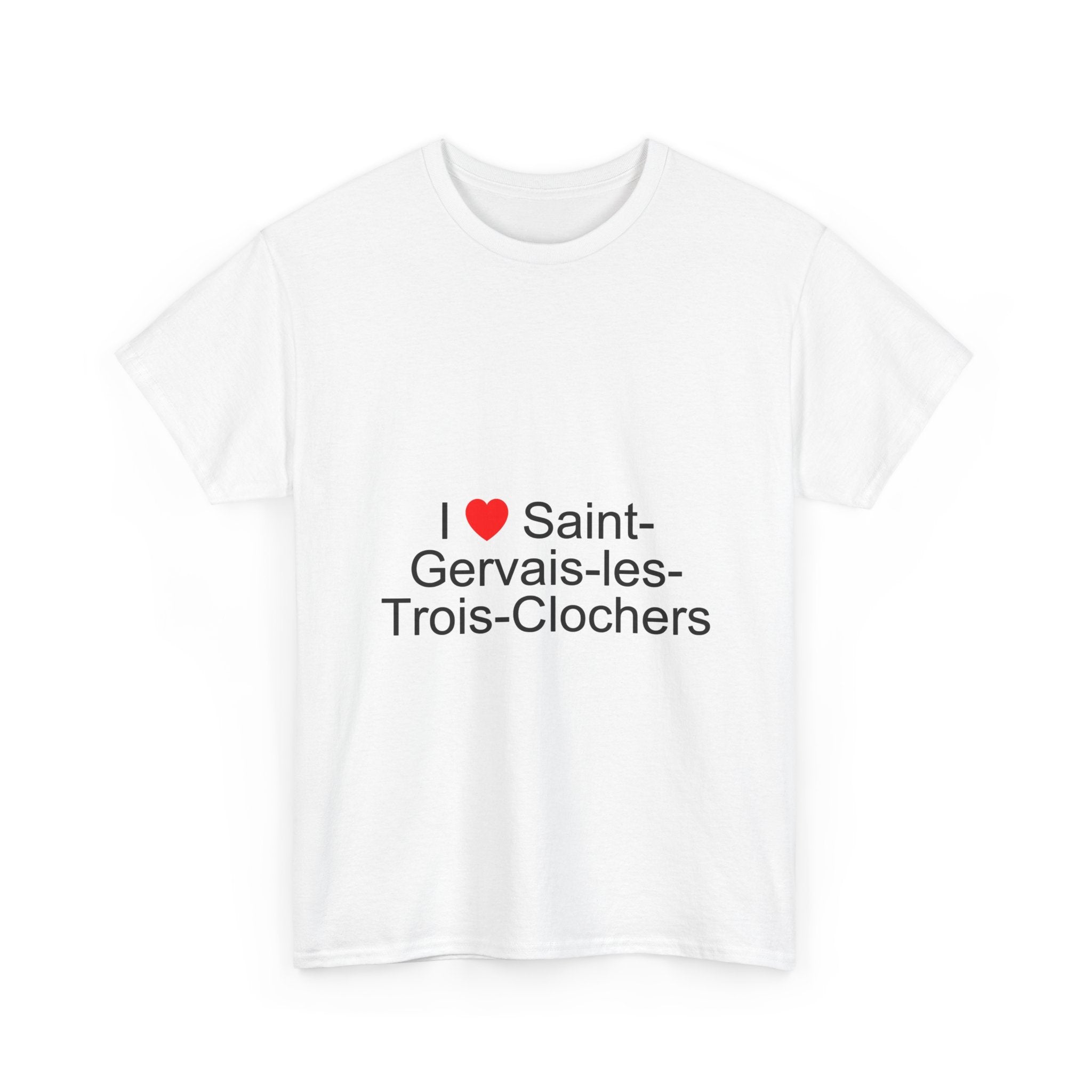T-Shirt I love Saint-Gervais-les-Trois-Clochers