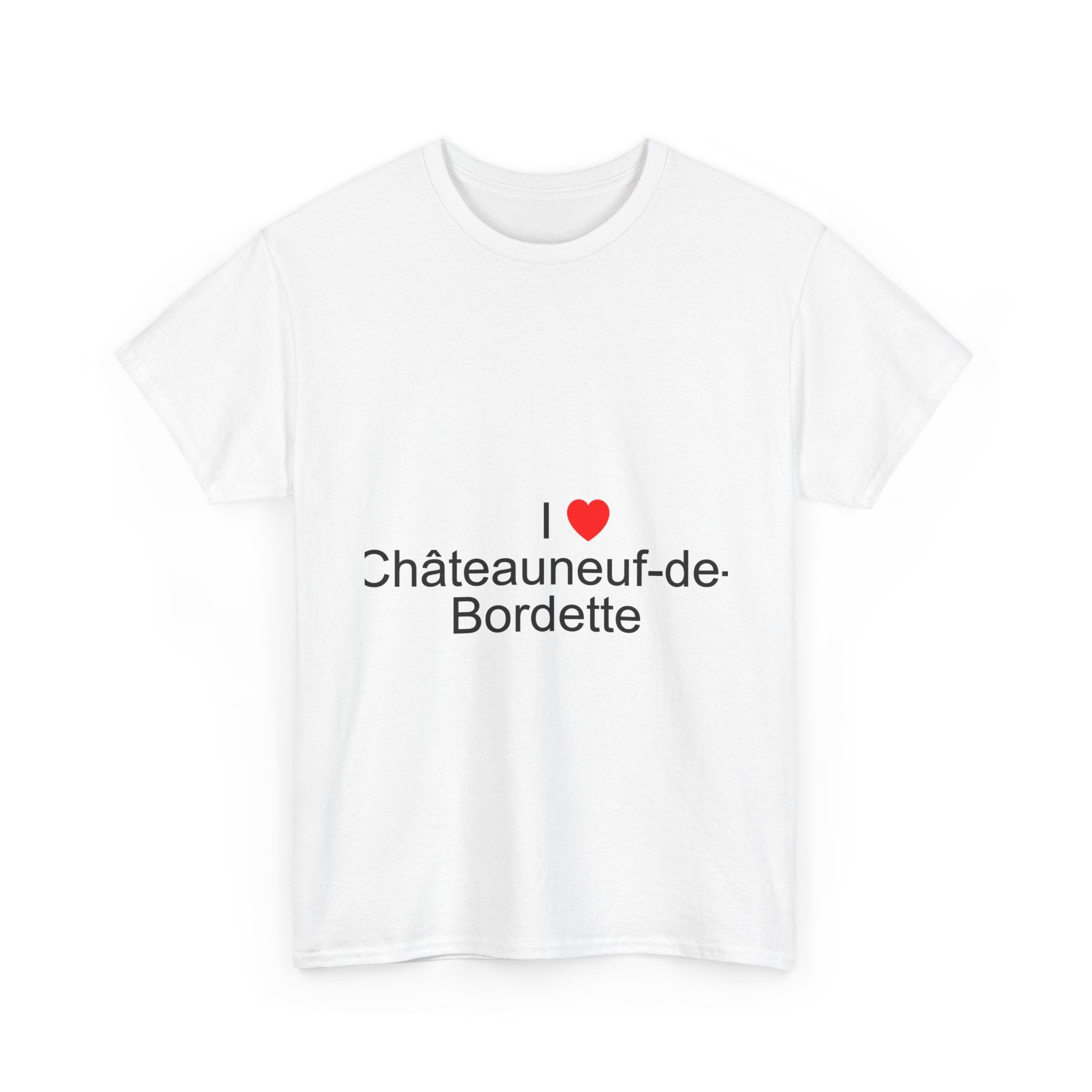 T-shirt I love Châteauneuf-de-Bordette