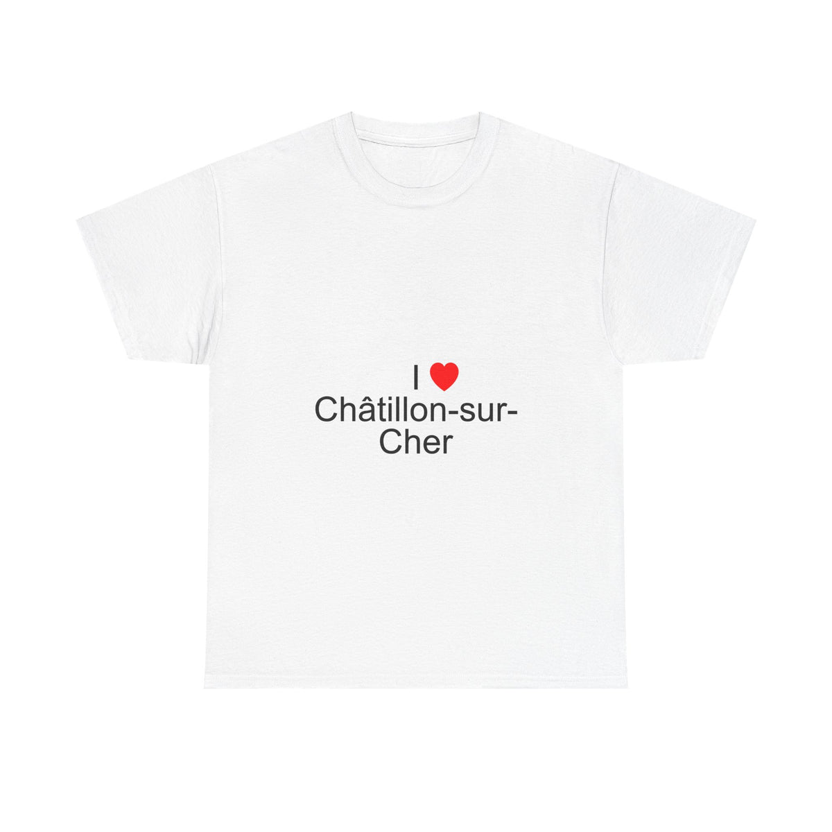 T-shirt I love châtillon-sur-cher