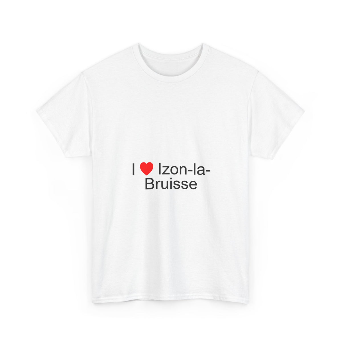 T-shirt I love izon-la-bruisse